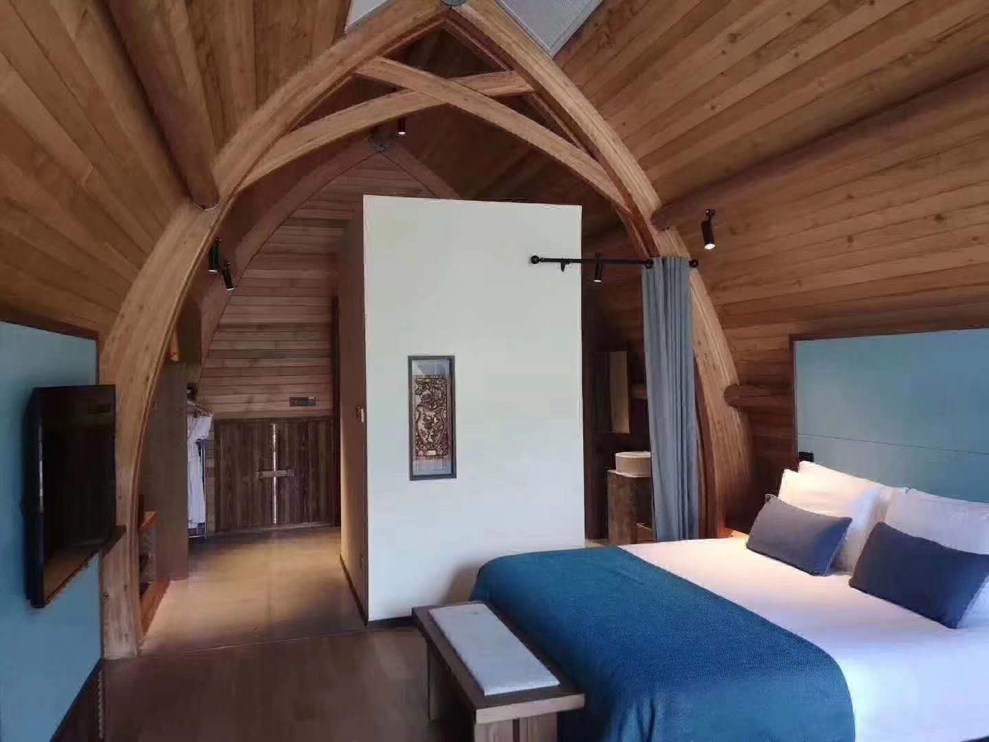木屋内景图