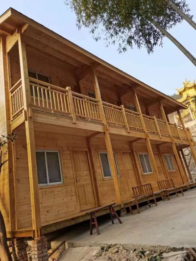 木屋工程搭建图2